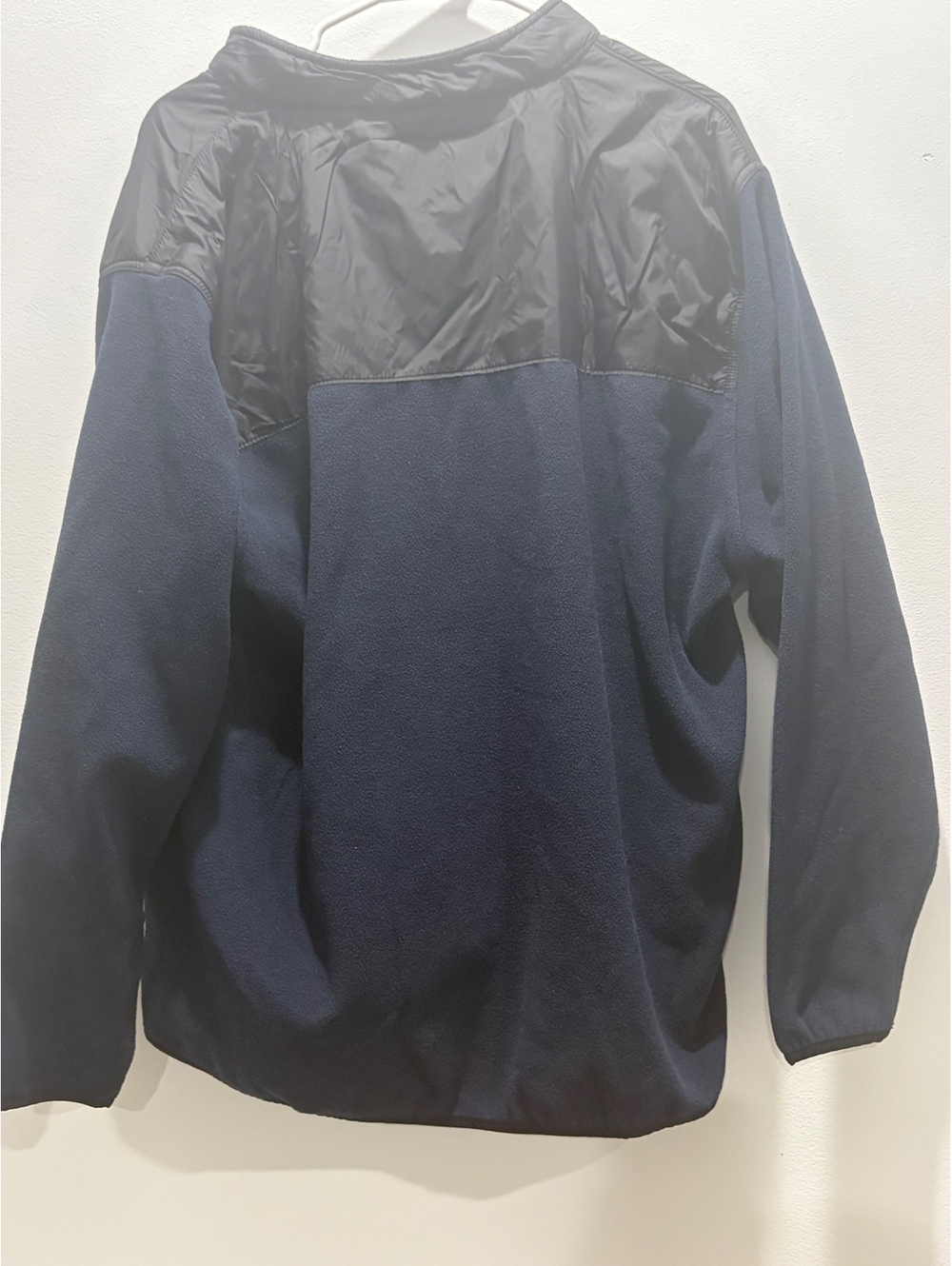 Eddie Bauer Work Wear Men’s Size XL Fleece Pullover Jacket Navy